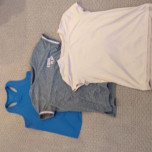 Three Athleta Girls Shirts
